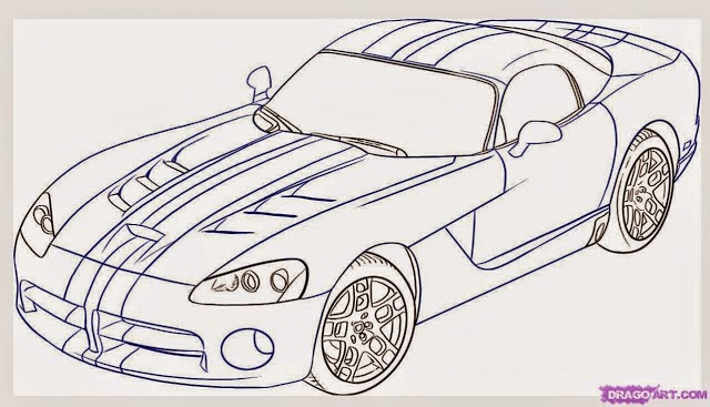 640x367 Car Drawing - Car Drawing Top