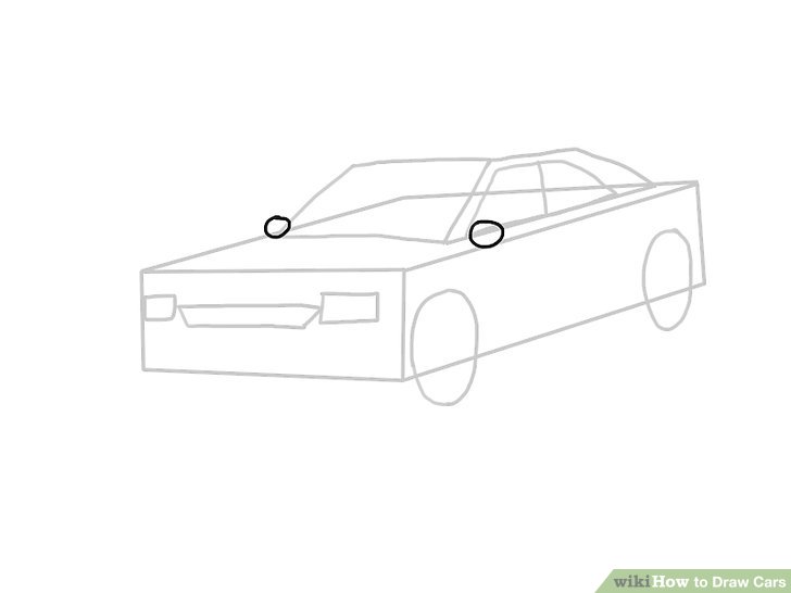 728x546 Easy Ways To Draw Cars - Car Drawing Top