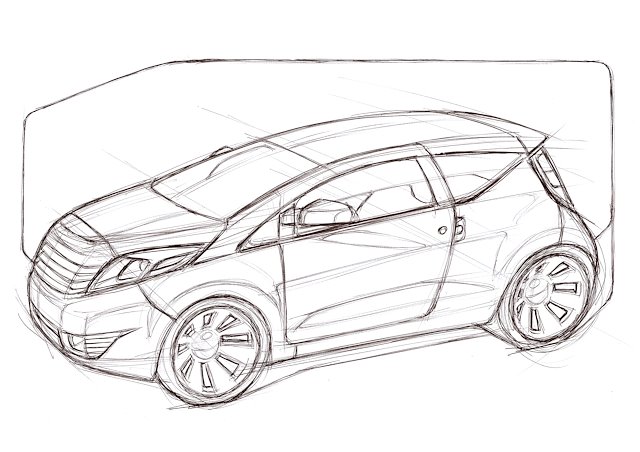 640x452 Paulo Ungaretti Paleo Konno - Car Drawing Tutorial