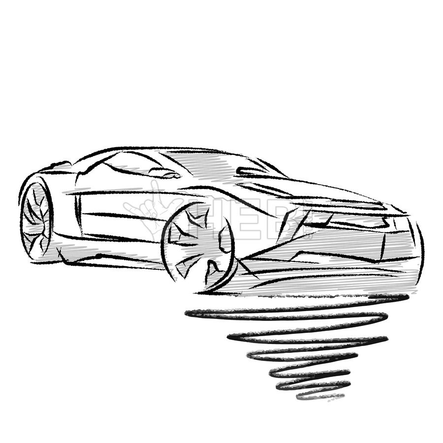 900x900 modern sports car drawing study car car drawings, drawing - Car Drawing Vector