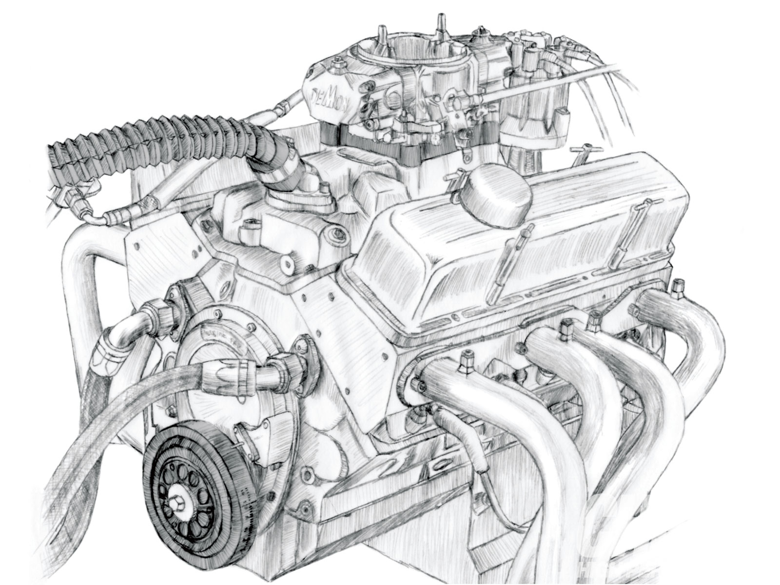 Car Engine Drawing at PaintingValley.com | Explore collection of Car