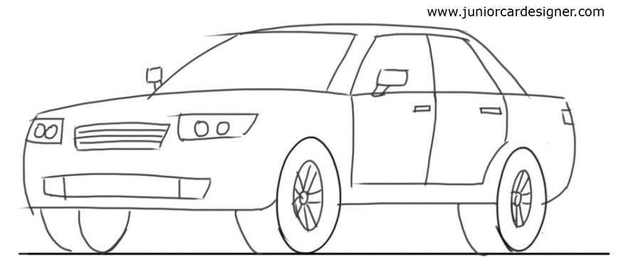 868x371 Images Of Car View Template - Car Front View Drawing