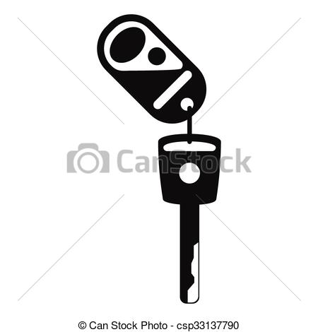 450x470 car key black simple icon black car key with a remote control - Car Key Drawing