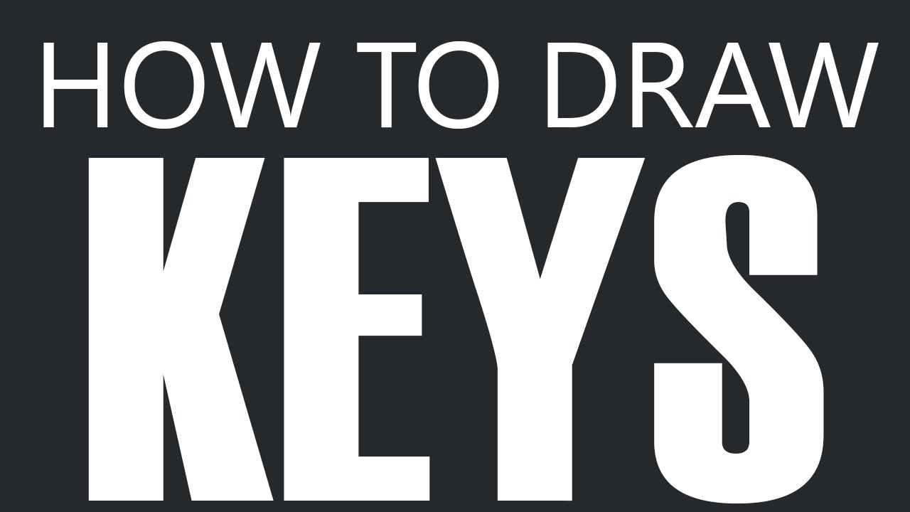 1280x720 how to draw keys - Car Key Drawing