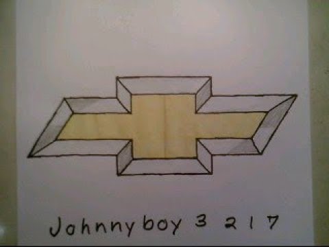 480x360 How To Draw The Chevy Logo Symbol Emblem Sign Car Auto Doodle - Car Logo Drawing