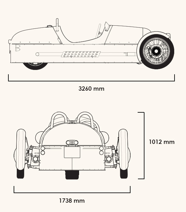 600x685 The Morgan Wheeler - Car Motor Drawing