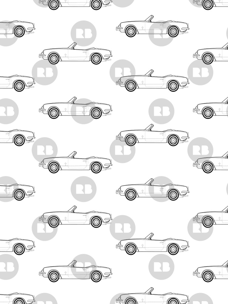 750x1000 triumph spitfire classic car outline drawing a line dress - Car Outline Drawing