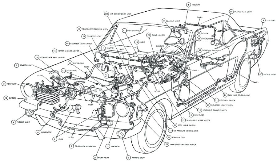 Detailed Car Engine Diagram