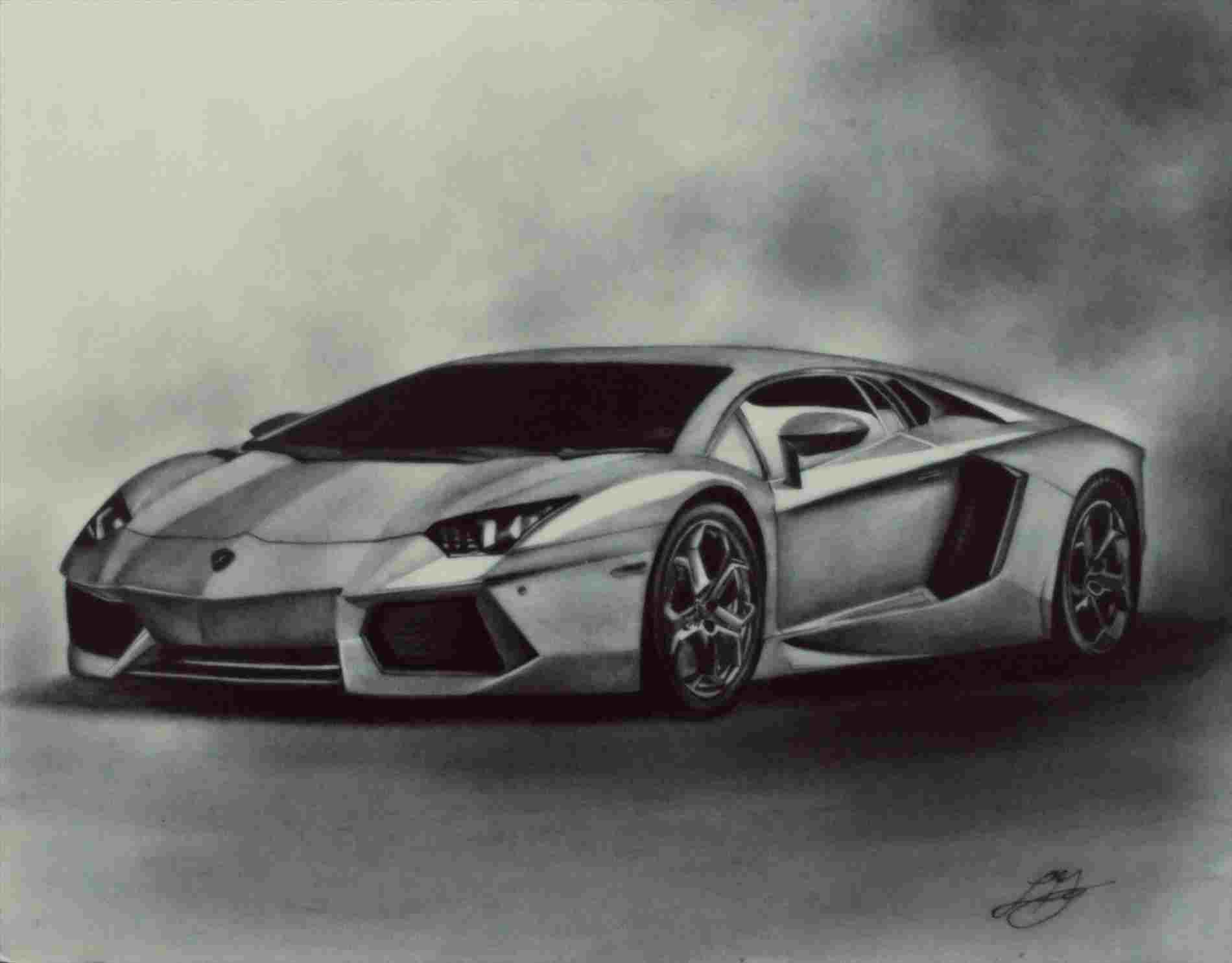 Car Pencil Drawing at PaintingValley.com | Explore collection of Car ...