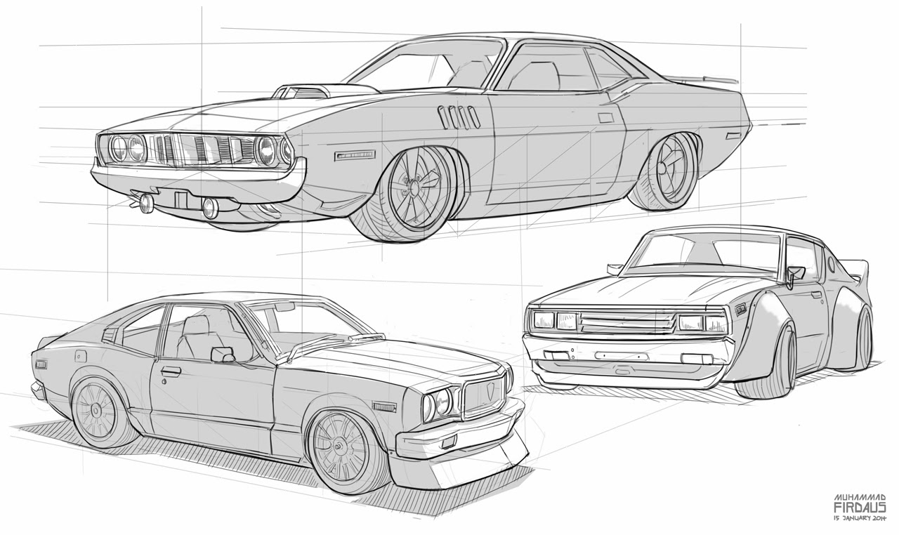 Car Perspective Drawing at Explore collection of