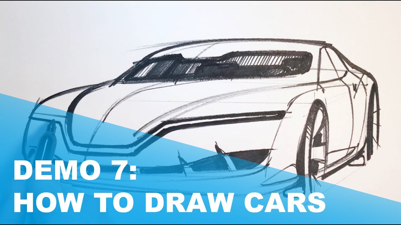 1280x720 demo draw a car in perspective - Car Perspective Drawing