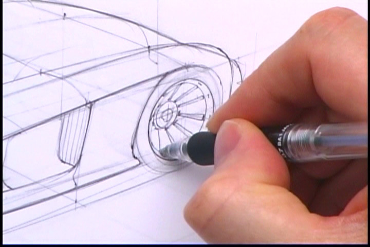 720x480 how to draw cars the gnomon workshop - Car Perspective Drawing