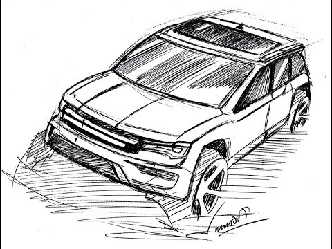 480x360 How To Draw A Car - Car Perspective Drawing