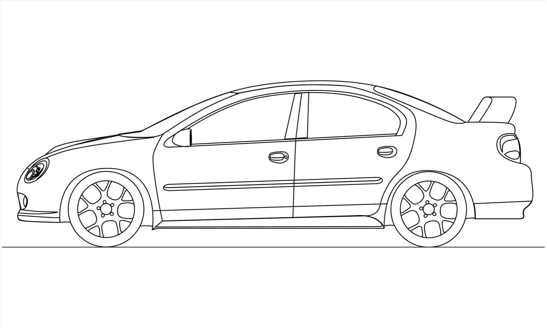 Car Profile Drawings at Explore collection of Car