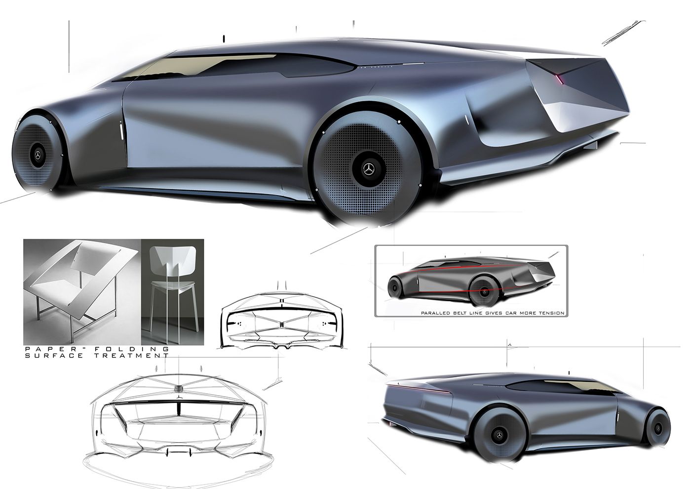 1400x990 The Low Profile Concept Sketchin' Car Sketch - Car Profile Drawings