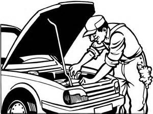 300x224 car repair mechanic colouring pages teaching ideas auto - Car Repair Drawing