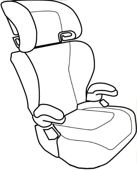 441x549 Compatibility Check - Car Seat Drawing