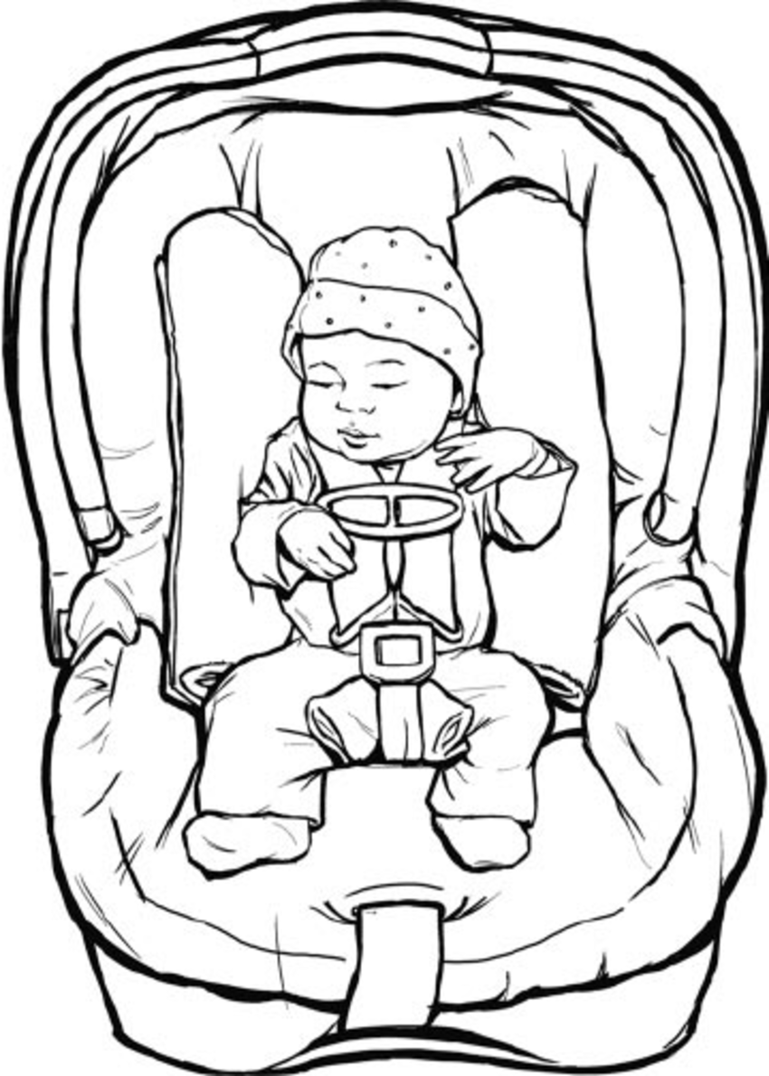 Car Seat Drawing at PaintingValley.com | Explore collection of Car Seat