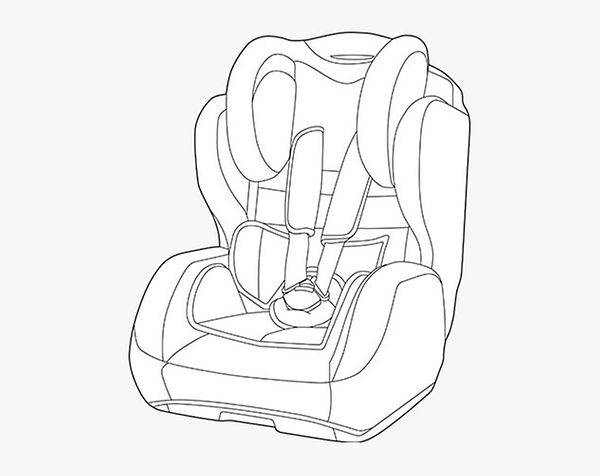 600x476 Boots Guide To Car Seats - Car Seat Drawing