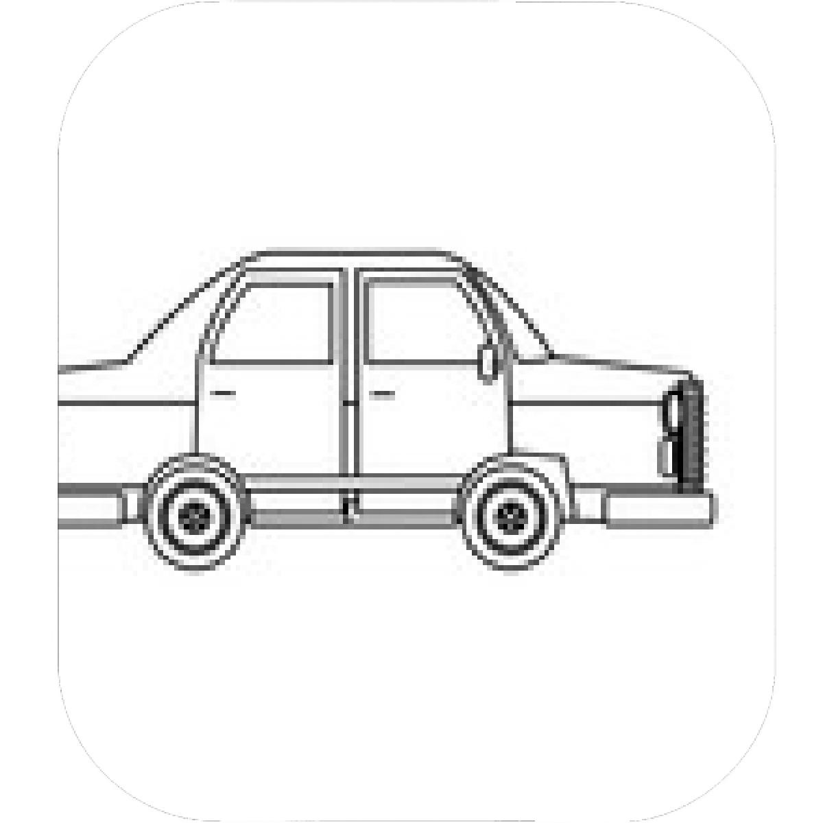 1200x1200 Designs Mein Mousepad Design Mousepad Selbst Designen - Car Side Drawing