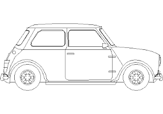 320x224 Side View Eskay - Car Side Drawing