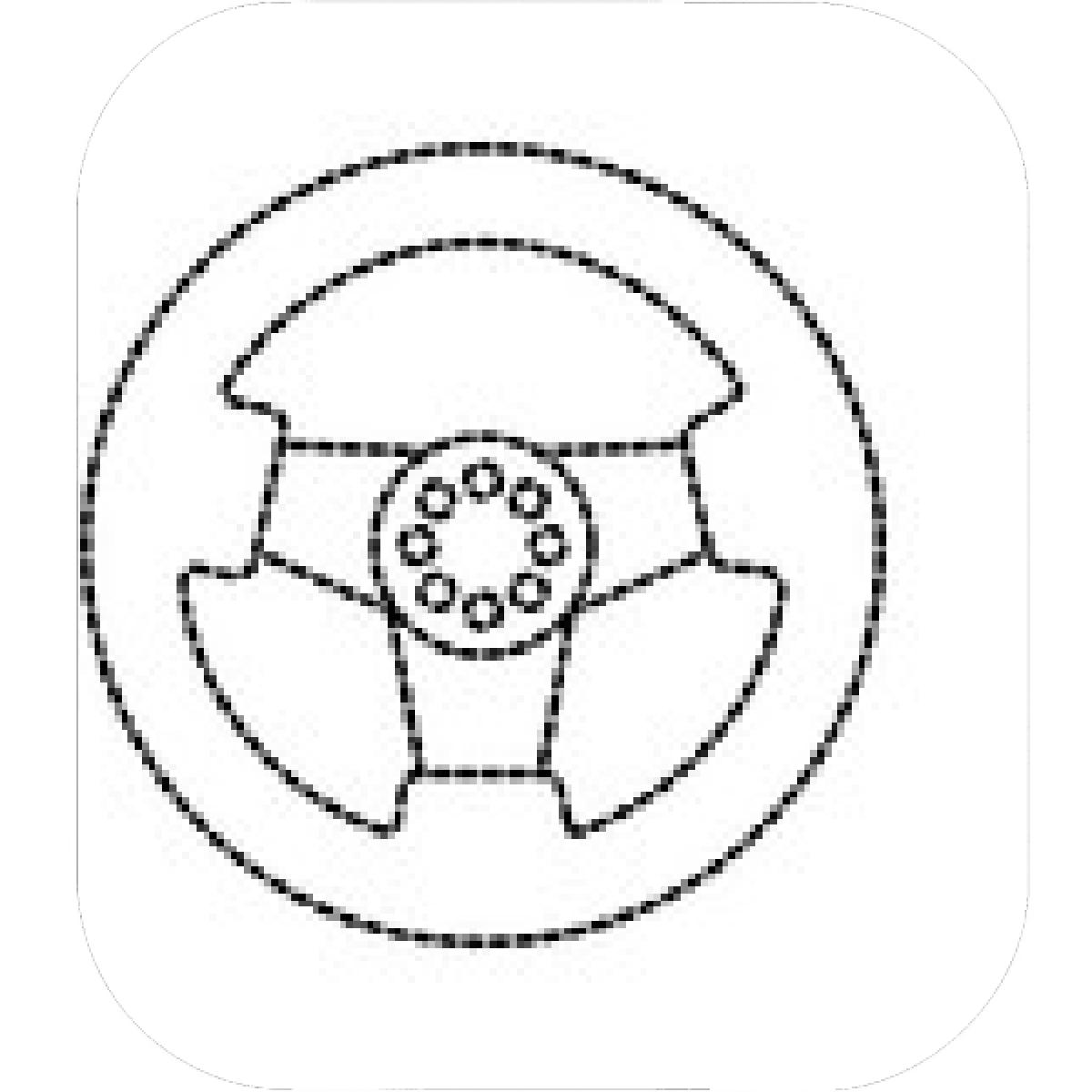 1200x1200 Designs Mein Mousepad Design Mousepad Selbst Designen - Car Steering Wheel Drawing