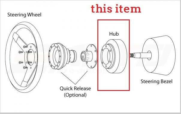 604x381 universal aluminum car steering wheel quick release hub adapter - Car Steering Wheel Drawing