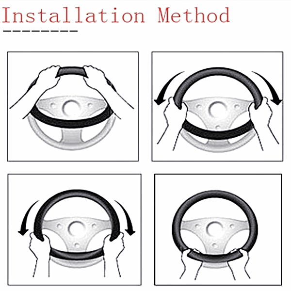 600x600 breathable pu leather non slip car steering wheel covers - Car Steering Wheel Drawing