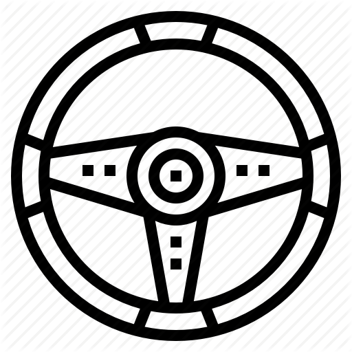 512x512 automobile, car, steering, wheel icon - Car Steering Wheel Drawing