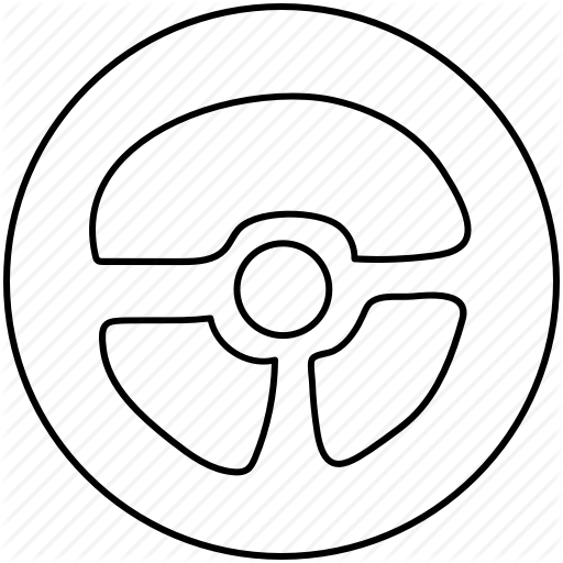 512x512 car, steering, wheel icon - Car Steering Wheel Drawing