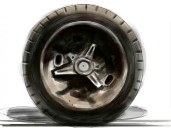 720x539 How To Draw Wheels And Tires Part - Car Tire Drawing