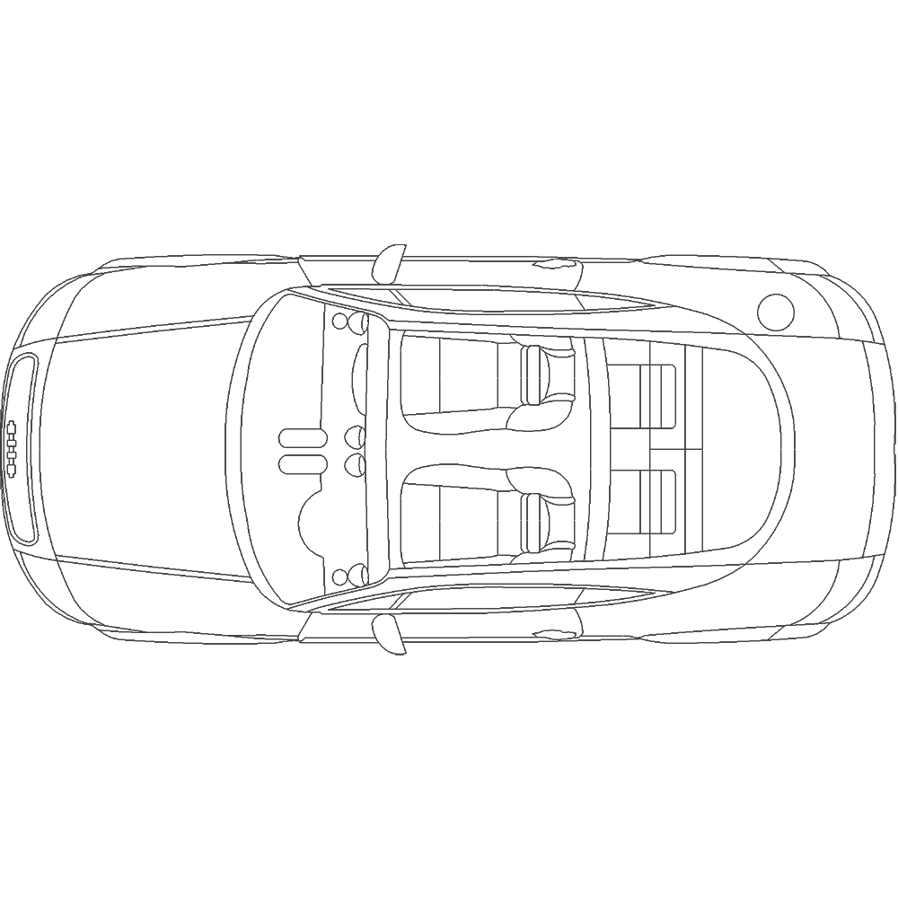 Автомобиль схематично рисунок