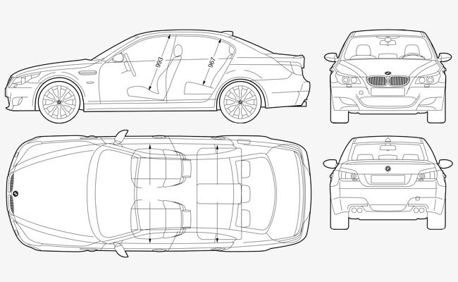 Car Top View Drawing at PaintingValley.com | Explore collection of Car ...