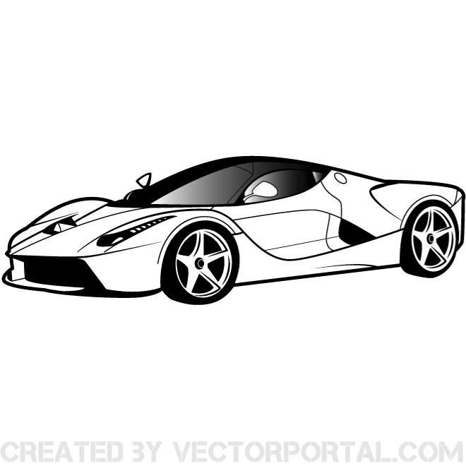 660x660 luxury car vector clip art vehicles free vectors car vector - Car Vector Drawings