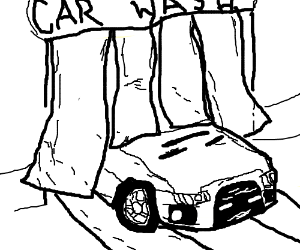 Car Wash Drawing at PaintingValley.com | Explore collection of Car Wash ...