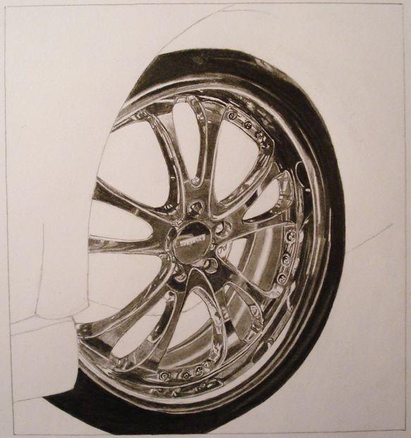 Car Wheel Drawing at Explore collection of Car