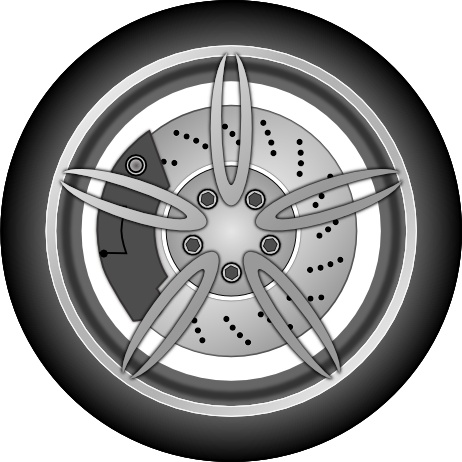 462x462 Car Wheel Clip Art Free Vector In Open Office Drawing - Car Wheel Drawing
