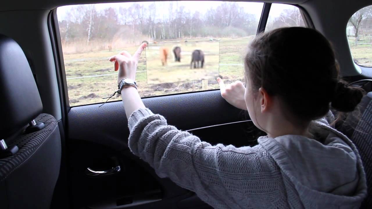 1280x720 Toyota's Window To The World Interactive Vehicle Concept - Car Window Drawing