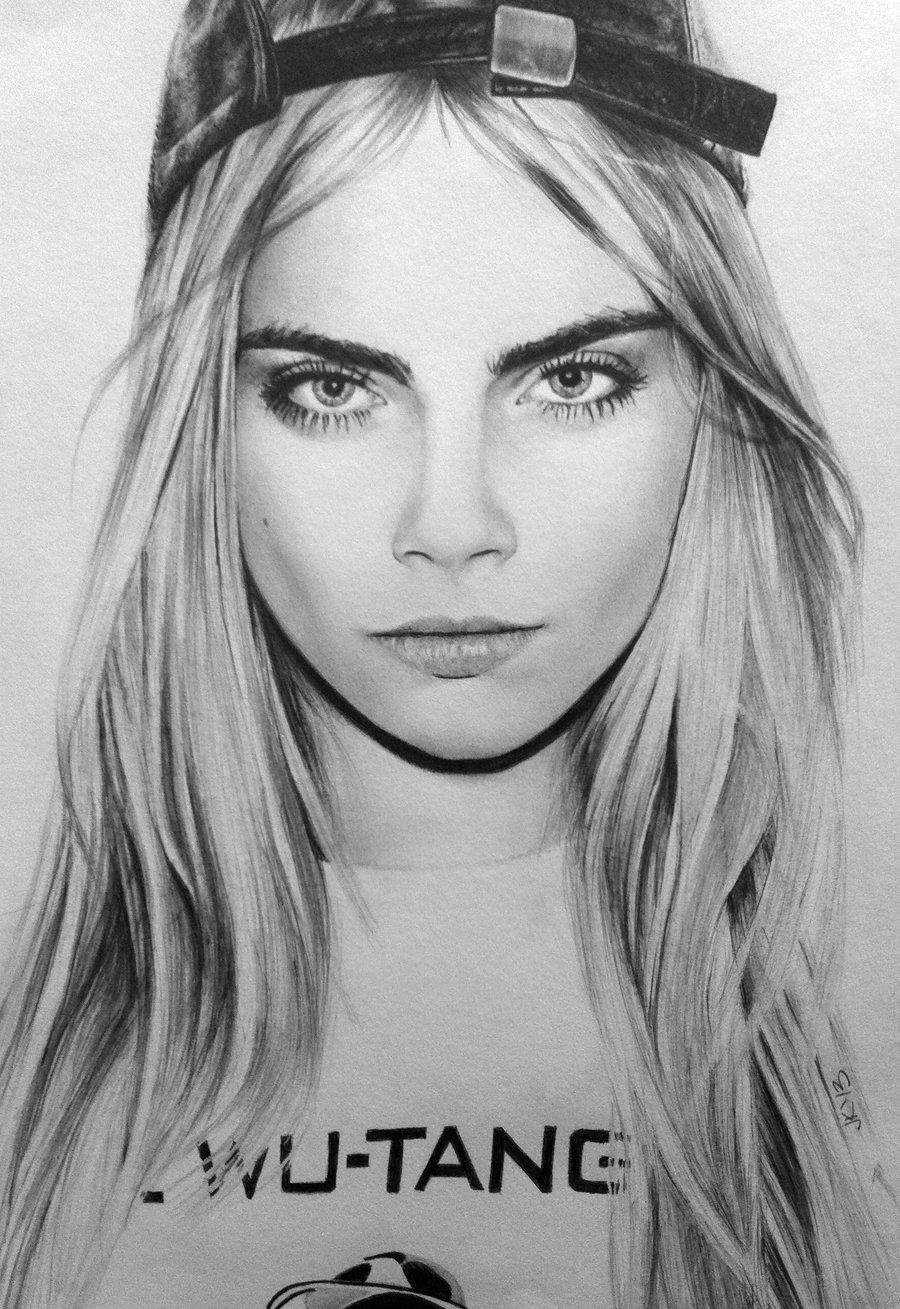 900x1309 Cara Delevingne Amazing Draw!! D R A W I N G In Pencil - Cara Delevingne Drawing