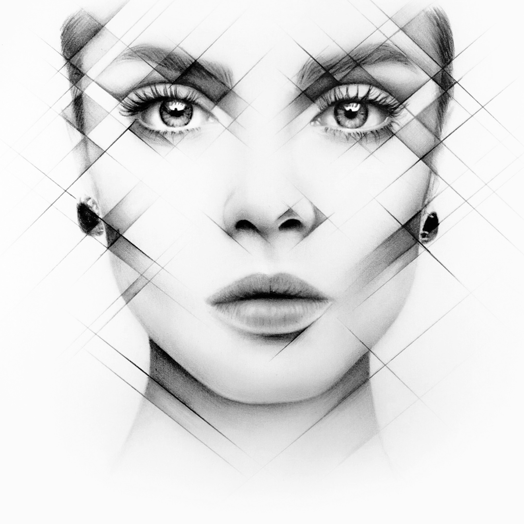 2034x2034 Cara Delevingne Pencil Drawing - Cara Delevingne Drawing