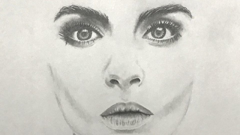 960x540 cara delevingne contrast portrait steemit - Cara Delevingne Drawing