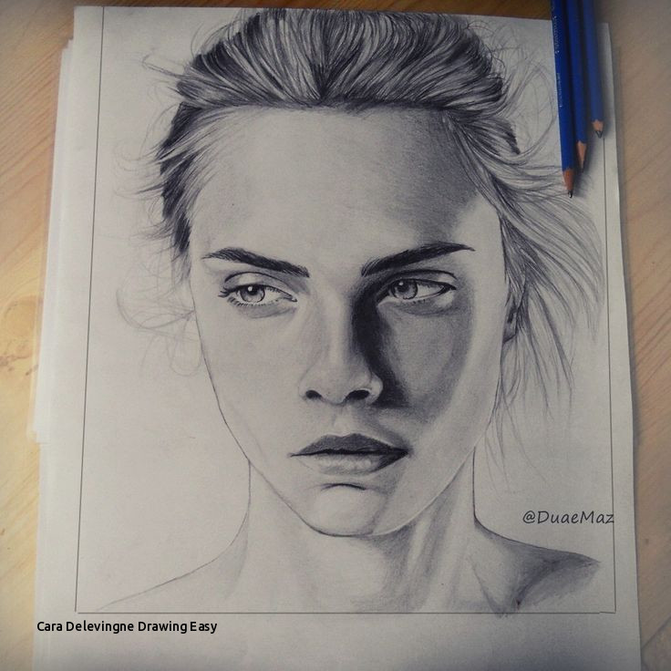 736x736 Cara Delevingne Drawing Easy - Cara Delevingne Drawing