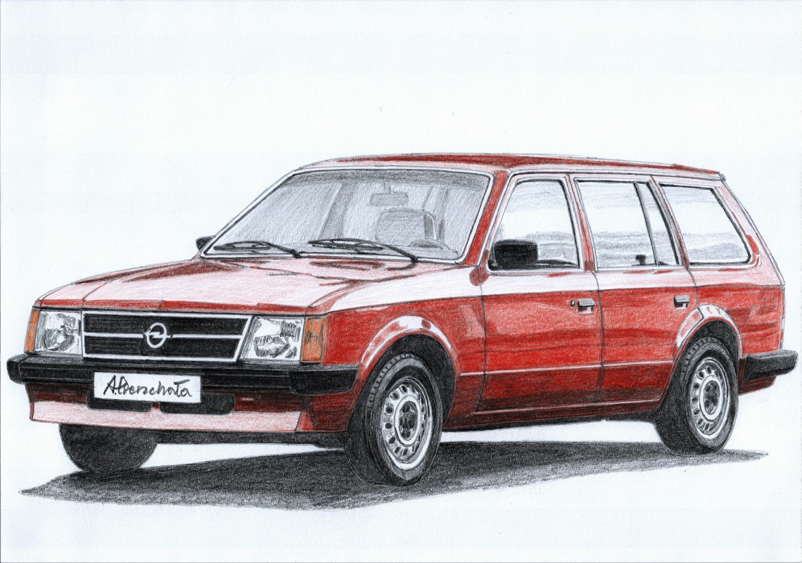 1140x800 opel kadett d caravan tobado - Caravan Drawing