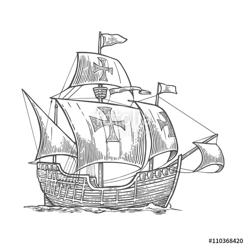 Caravel Drawing at Explore collection of Caravel