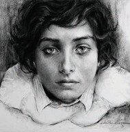 190x192 Charcoal Drawings History, Japanese Sumi E Drawing - Carbon Drawing