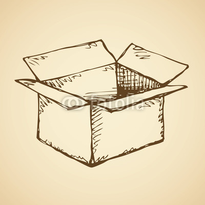 400x400 cardboard box vector drawing buy photos ap images detailview - Cardboard Box Drawing