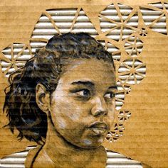 236x237 corrugated cardboard drawings - Cardboard Drawing