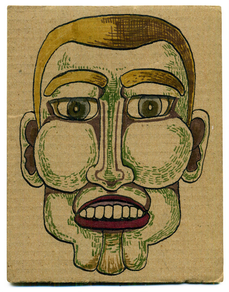 470x600 drawing on cardboard - Cardboard Drawing