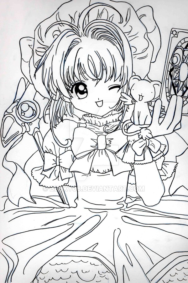 Cardcaptor Sakura - Cardcaptor Sakura Drawing. 
