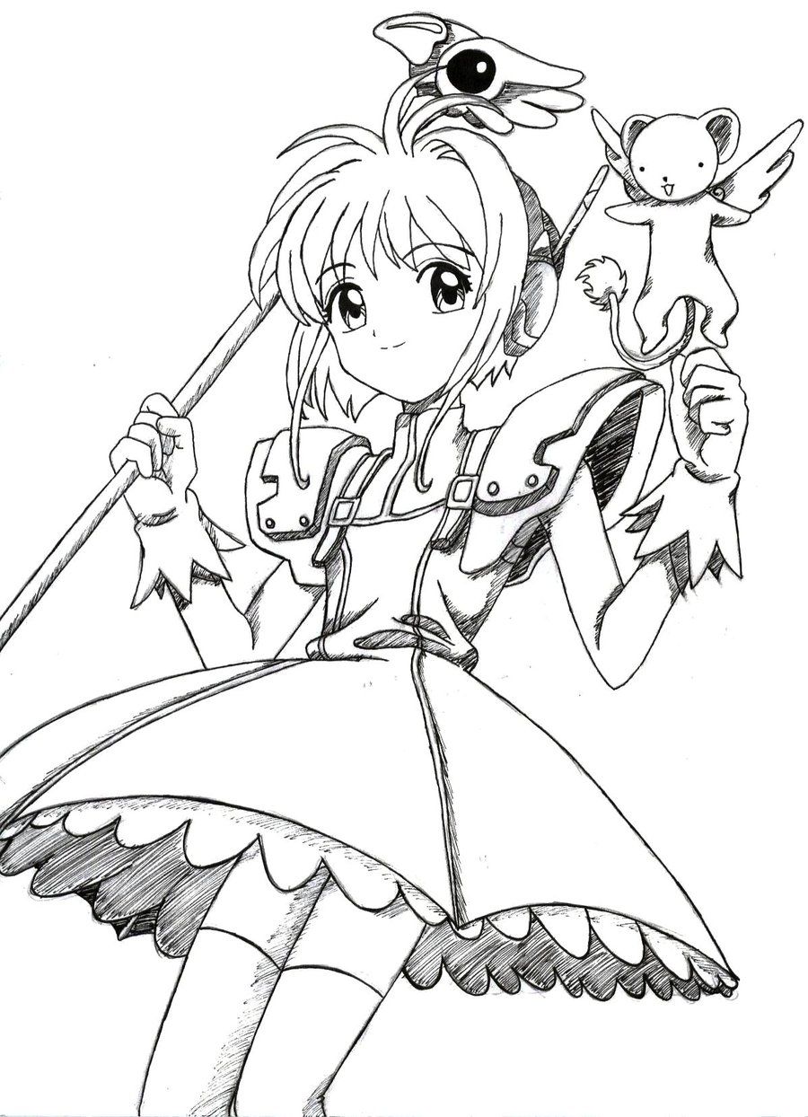 900x1244 Cardcaptor Sakura Sakura Kero I Love To Draw Sketches - Cardcaptor ...
